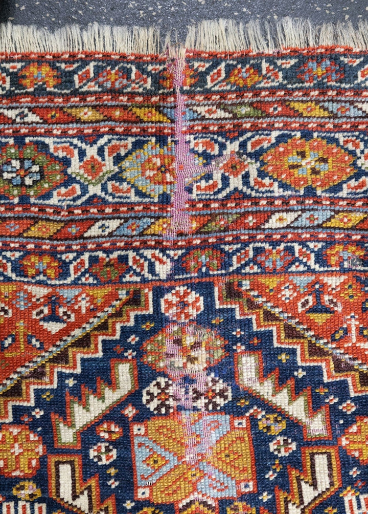 Antique Qashqai Rug 3'6'' x 7'5''