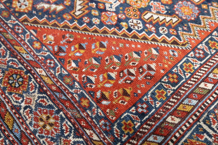 Antique Qashqai Rug 3'6'' x 7'5''