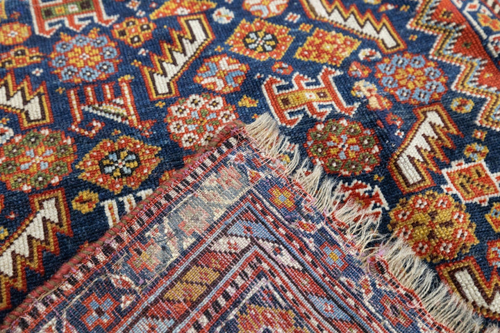 Antique Qashqai Rug 3'6'' x 7'5''