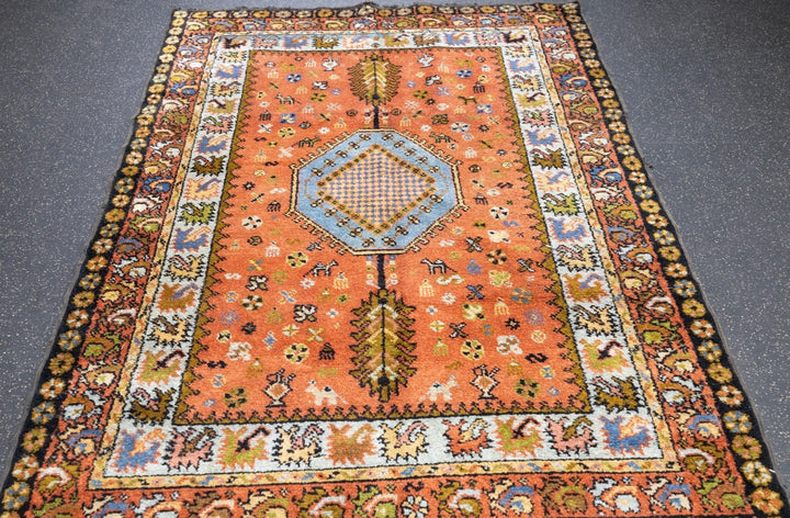 Vintage Moroccan Rug 4'9'' x 6'5''