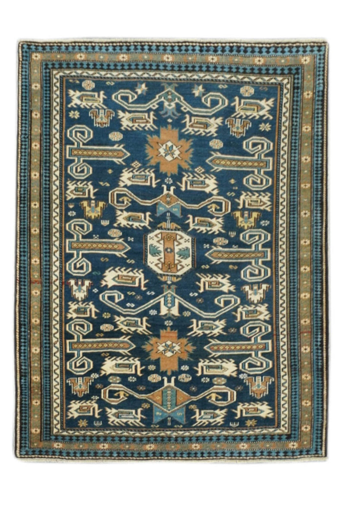 Antique Shirvan Perpedil Rug 3'2'' x 4'