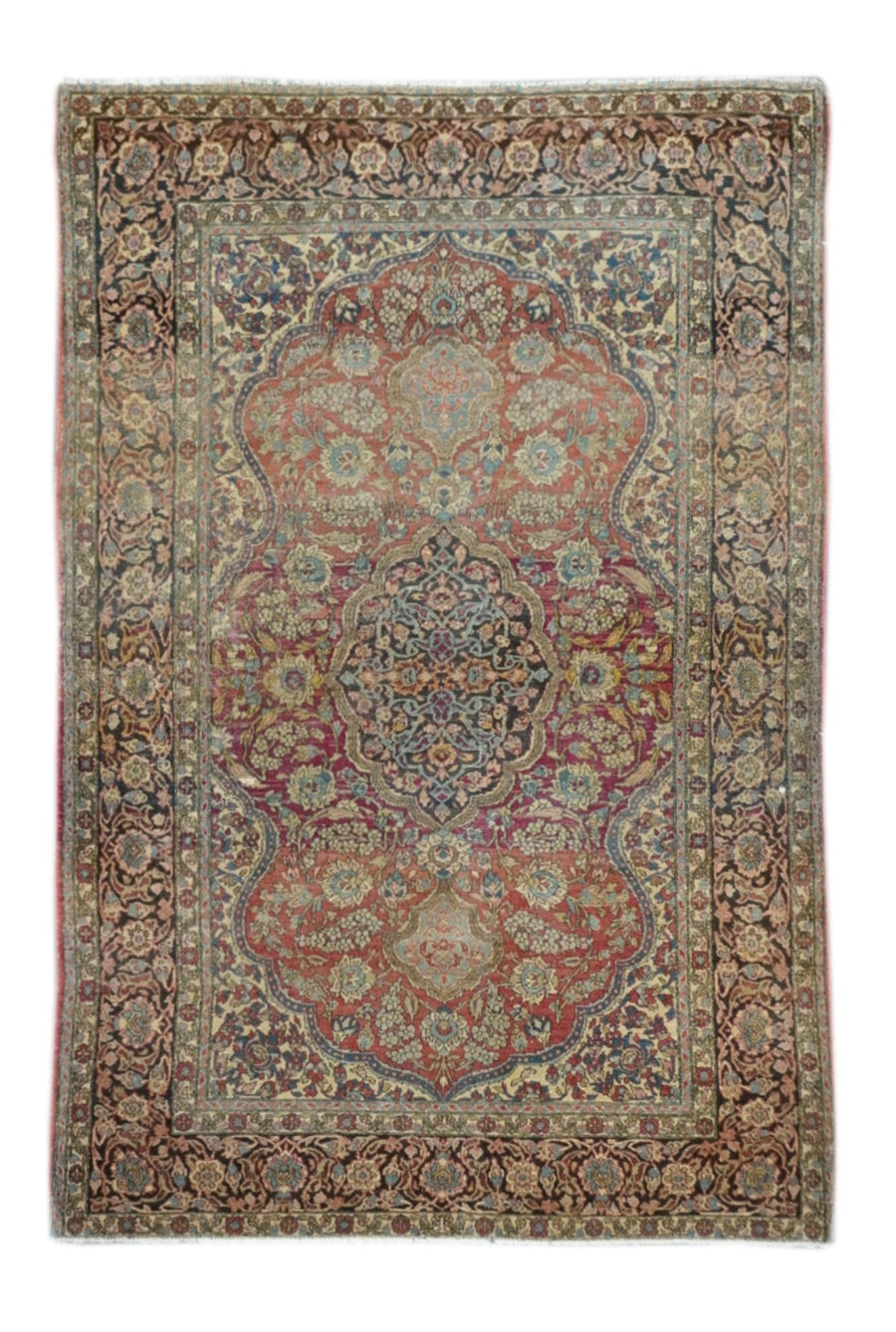 Antique Tehran Rug 4'6'' x 6'10''