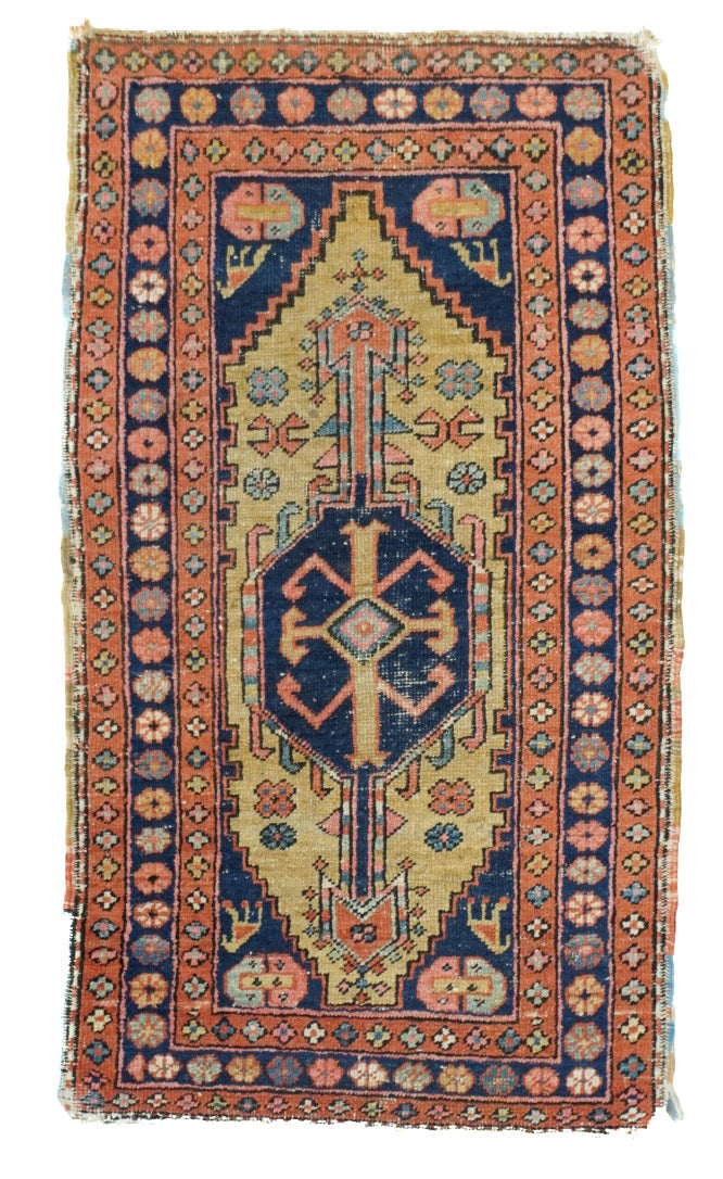 Antique Heriz Rug 2'6'' x 4'3''