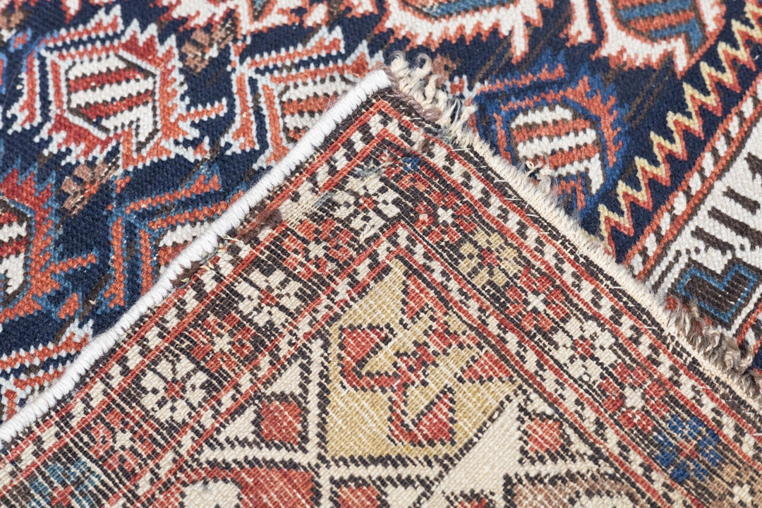 Antique Dagestan Marasali Rug 3'8'' x 4'6''