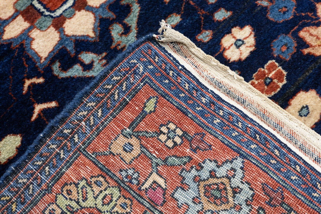 Antique Mohajeran Sarouk Rug 3'9'' x 4'11''