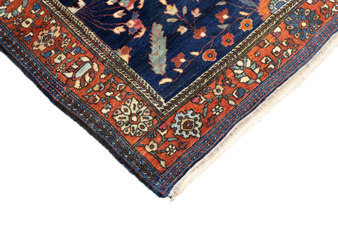 Antique Mohajeran Sarouk Rug 3'9'' x 4'11''