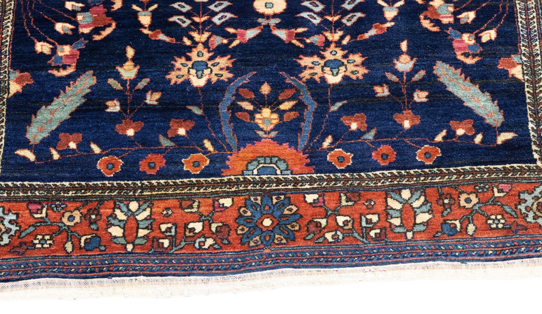 Antique Mohajeran Sarouk Rug 3'9'' x 4'11''