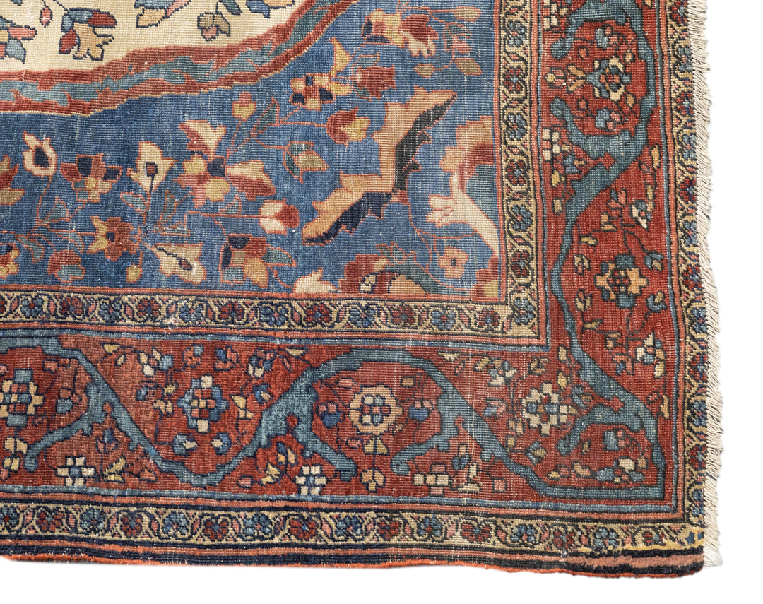 Antique Farahan Sarouk Rug 4'3'' x 6'6''