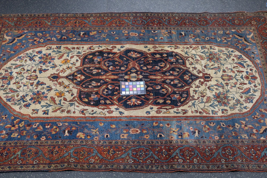 Antique Farahan Sarouk Rug 4'3'' x 6'6''