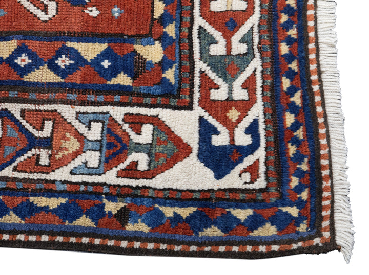 Antique Kazak Rug 5'2'' x 6'7''