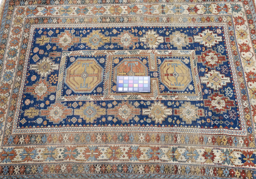 Antique Kuba Rug 3'10'' x 4'5''