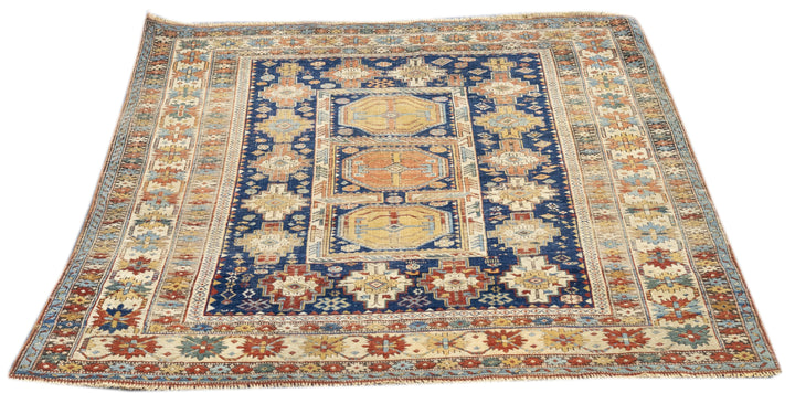 Antique Kuba Rug 3'10'' x 4'5''