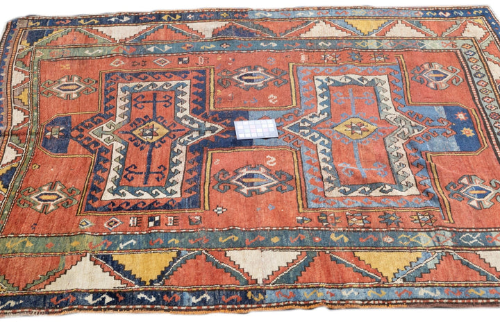 Antique Kazak Rug 5'3'' x 7'2''