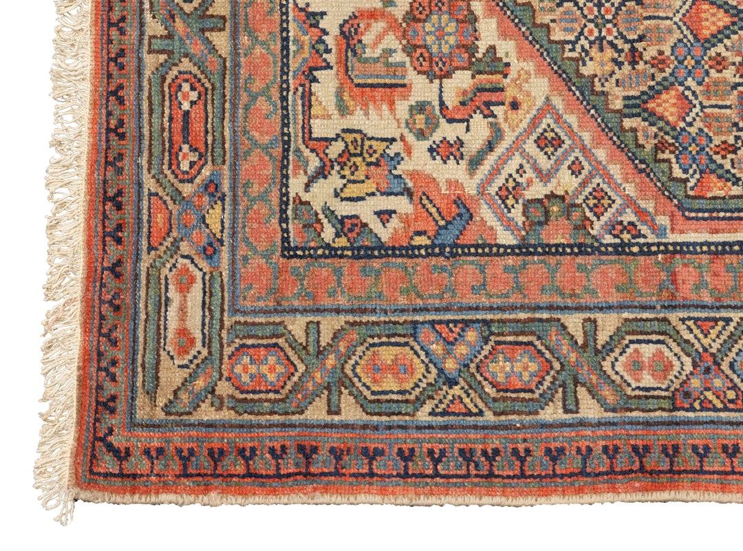 Antique Malayer Rug 3'8'' x 6'7''