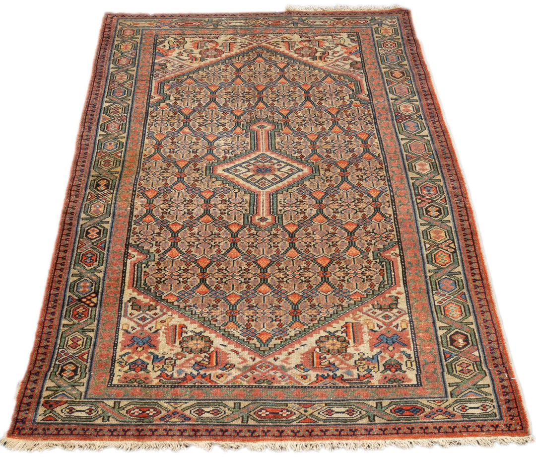 Antique Malayer Rug 3'8'' x 6'7''