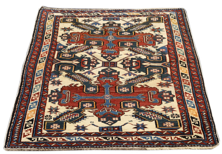 Antique Zeyhur Rug 3' x 3'11''