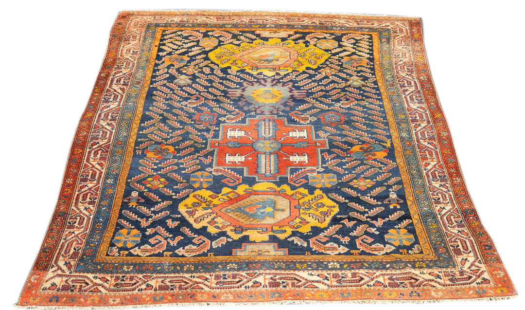 Antique Malayer Rug 4'4'' x 6'2''