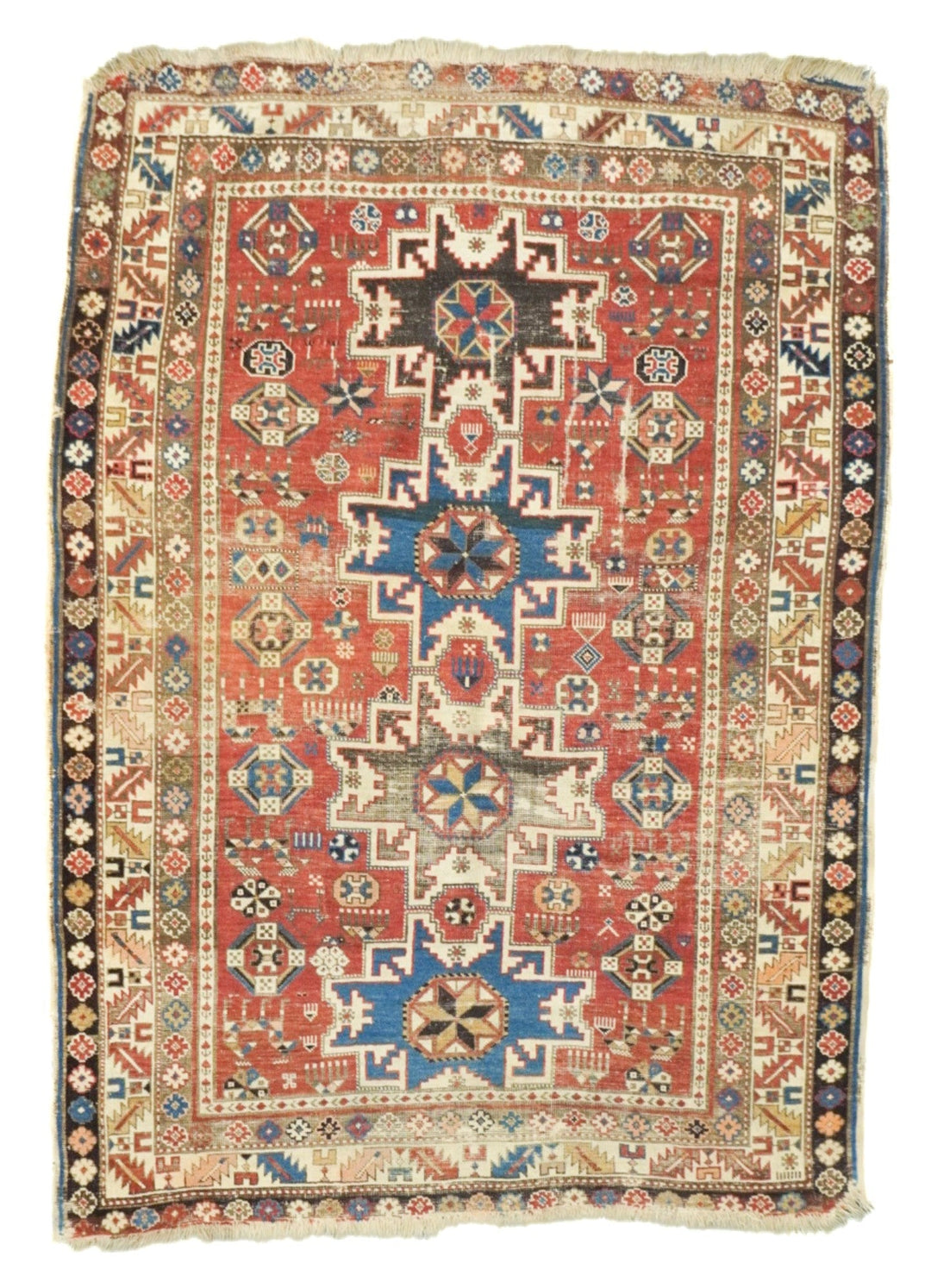 Antique Shirvan Rug 3'9'' x 5'3''