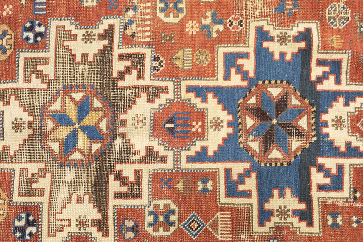 Antique Shirvan Rug 3'9'' x 5'3''