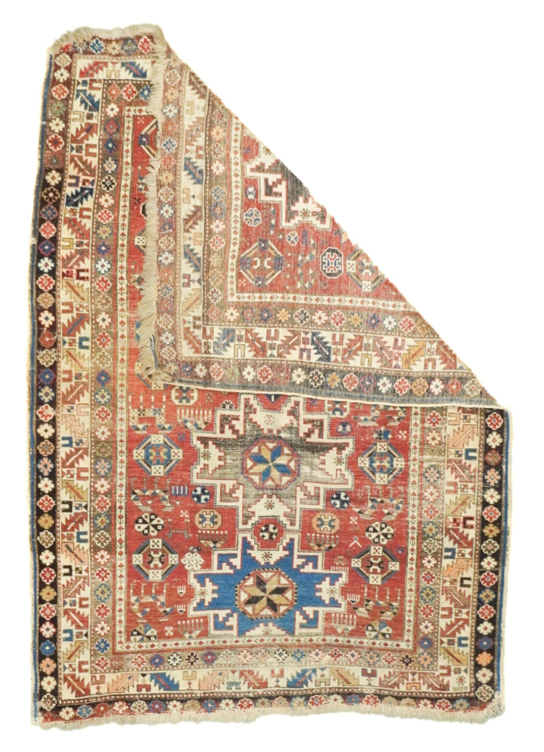 Antique Shirvan Rug 3'9'' x 5'3''