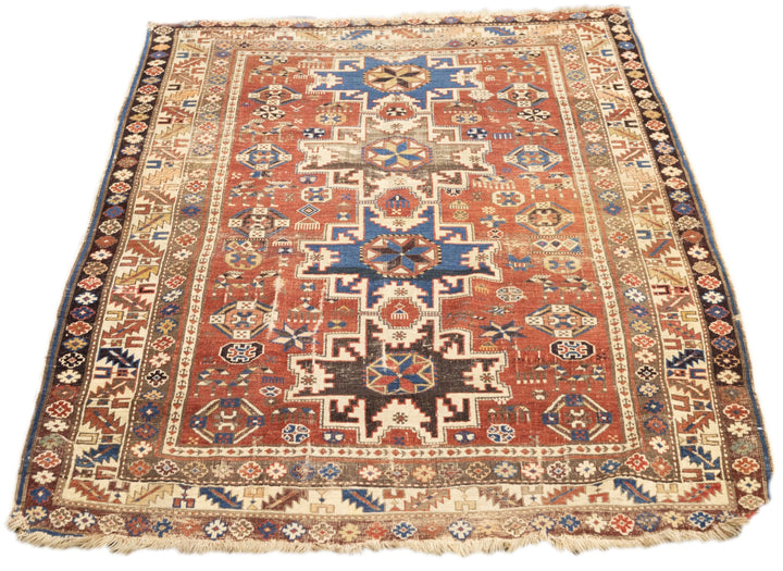 Antique Shirvan Rug 3'9'' x 5'3''