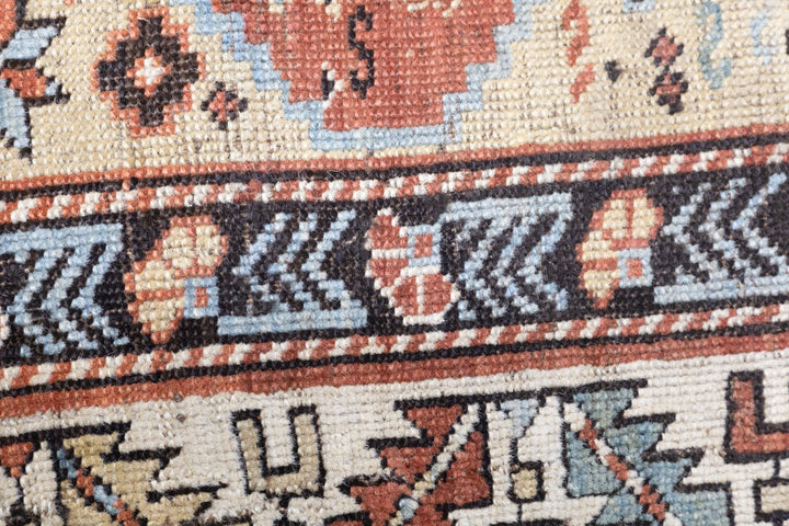 Antique Shirvan Rug 4'0" x 4'5''