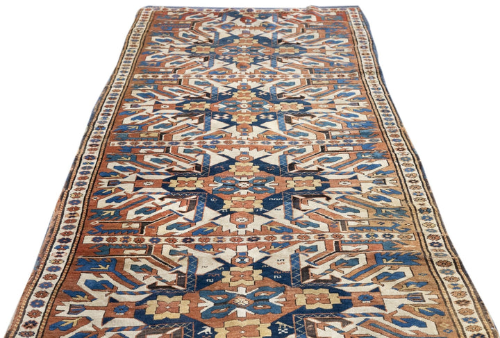 Antique Kazak Rug 4'3'' x 8'10''