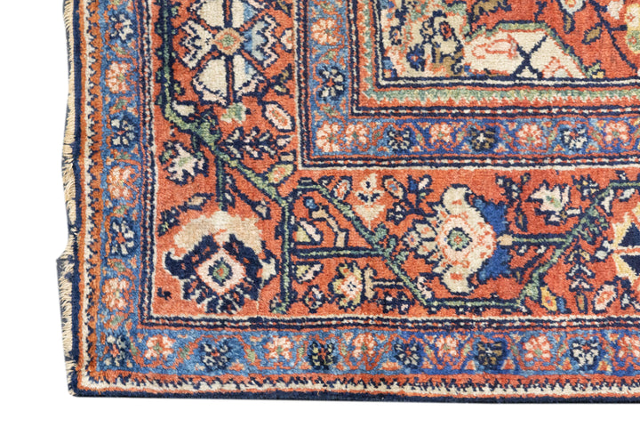 Antique Farahan Sarouk Rug 4'3'' x 6'10''