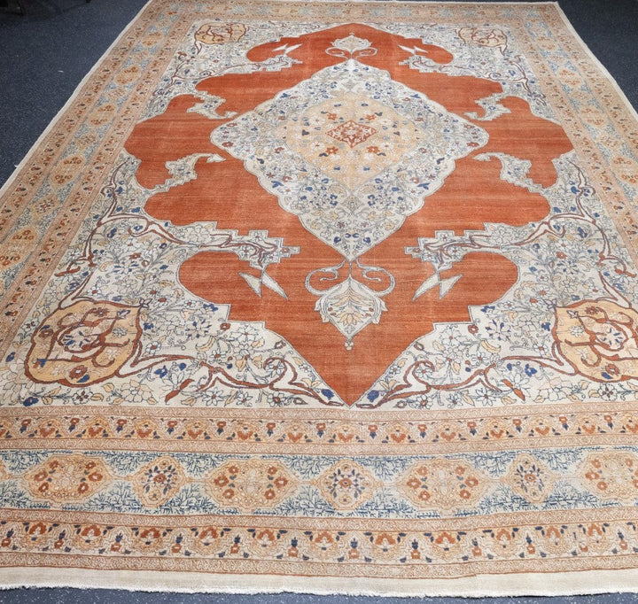 Antique Haji Jalili Tabriz Rug 8'9'' x 12'1''