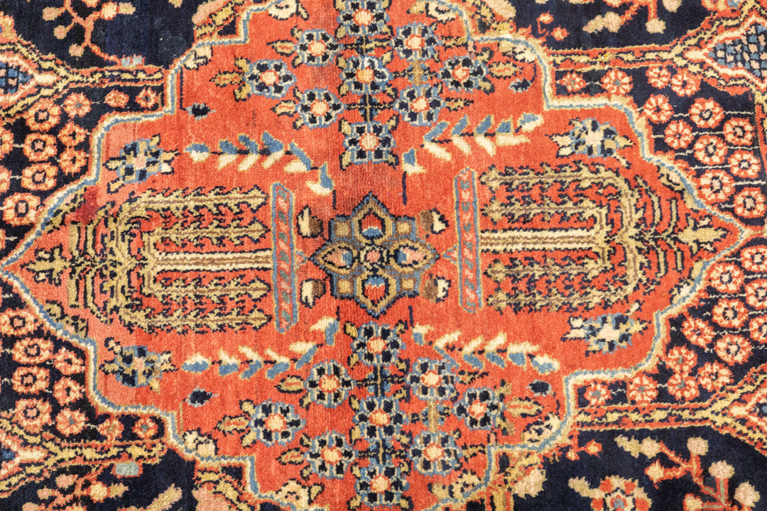 Antique Kashan Rug 4'8'' x 6'11''