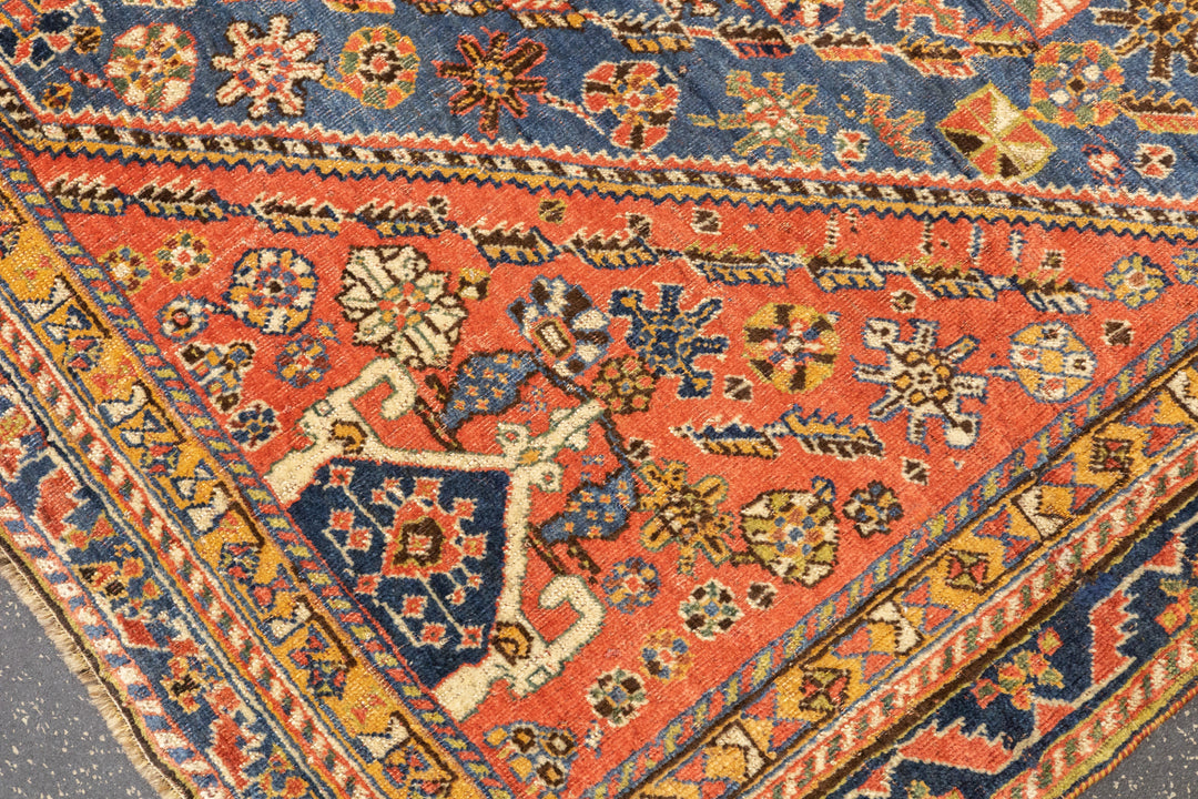 Antique Qashqai Rug 4'9'' x 6'8''