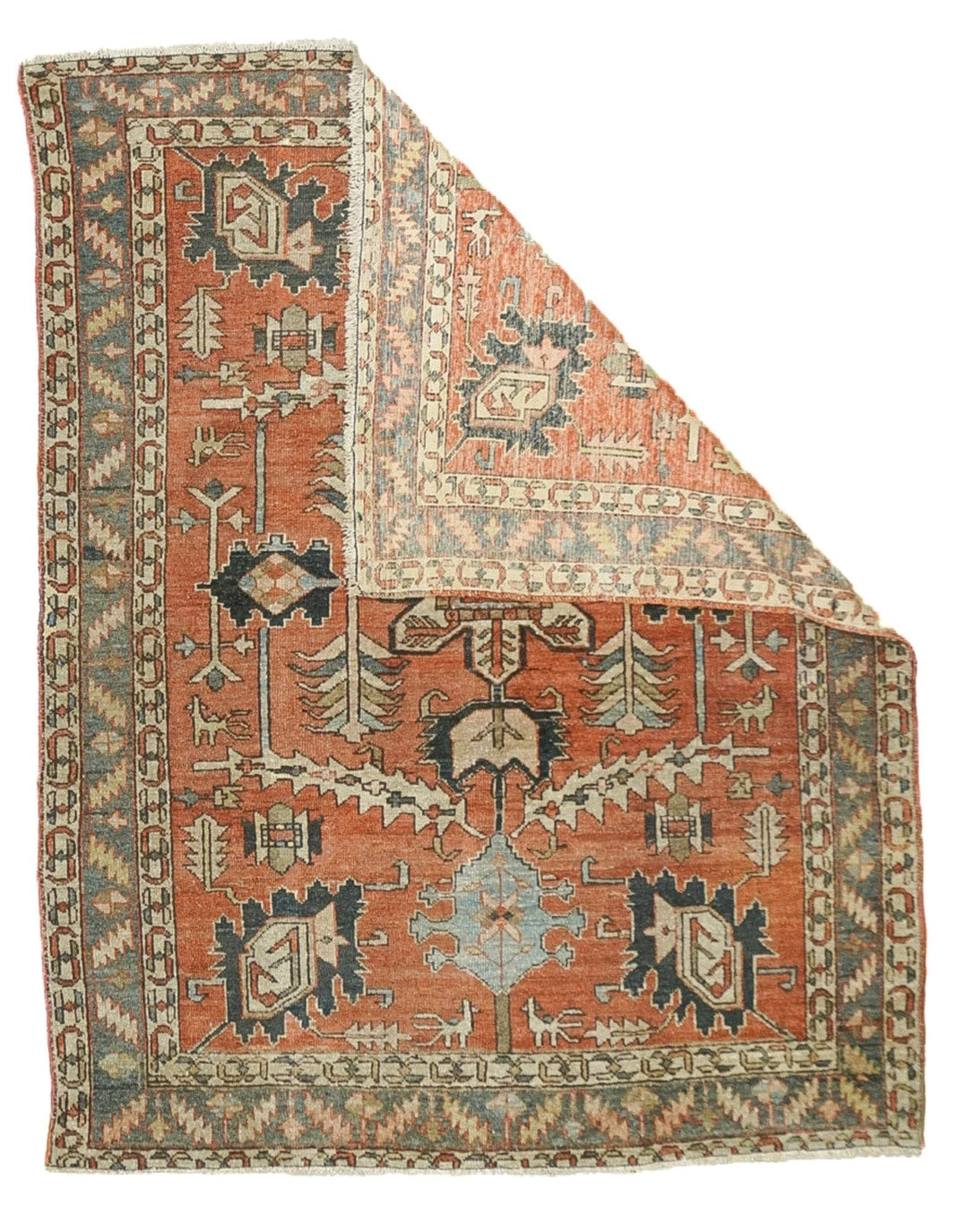 Antique Bakhshayesh Rug 5' x 6'4''