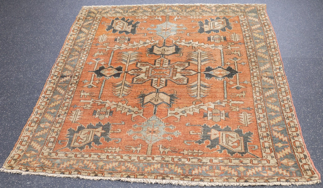 Antique Bakhshayesh Rug 5' x 6'4''