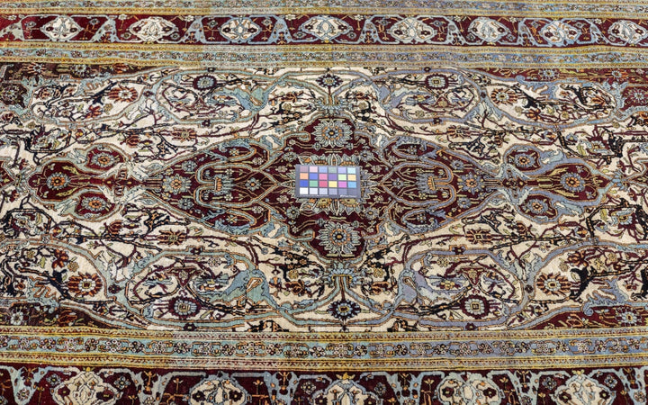 Antique Mohtasham Kashan Rug 4'9'' x 8'1''