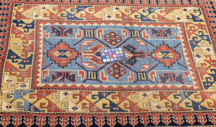 Antique Kazak Rug 3'5'' x 5'2''