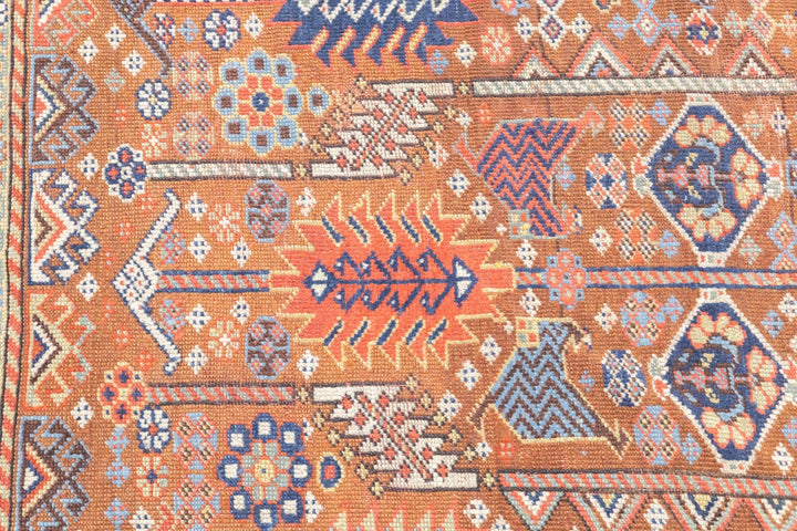 Antique Qashqai Shekarlou Rug 5'8'' x 7'7''