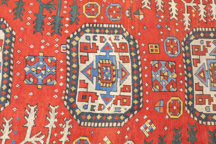 Antique Kazak Rug 6'4'' x 7'5''