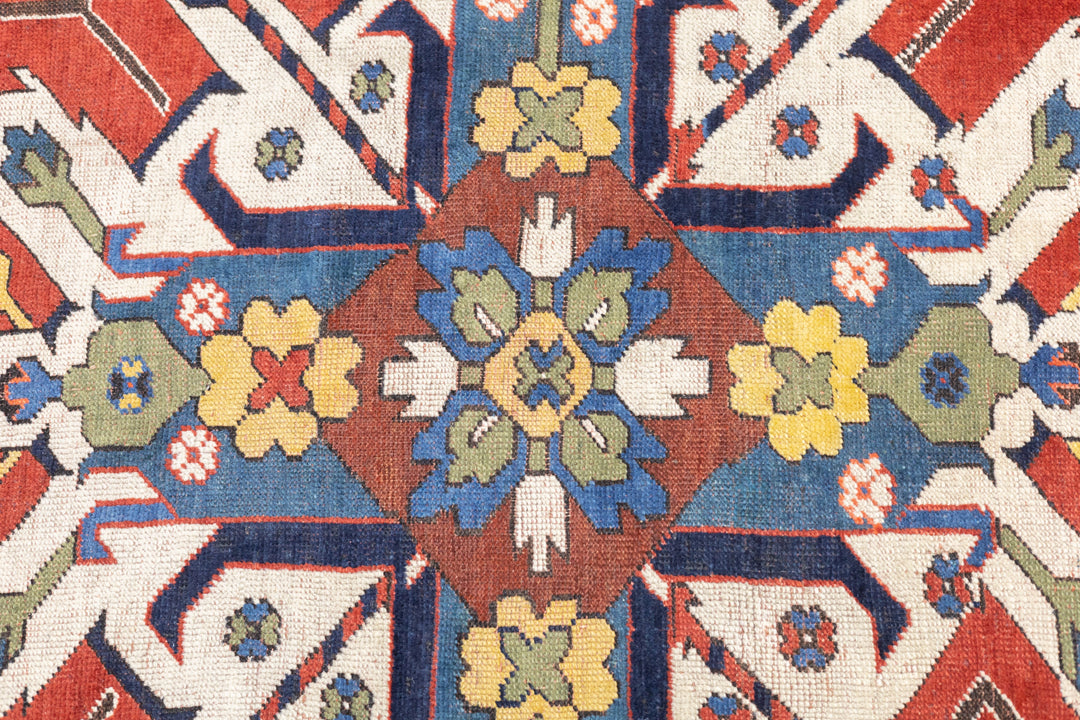 Antique Kazak Rug 4'3'' x 6'8''