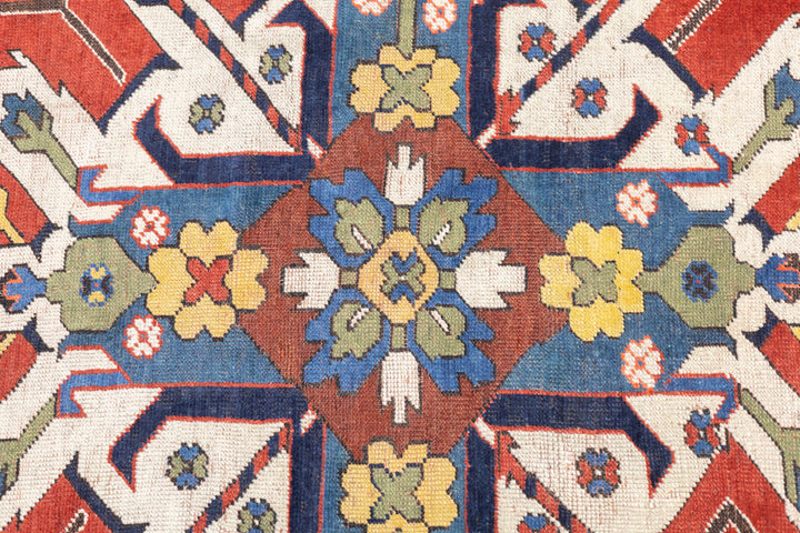 Antique Kazak Rug 4'3'' x 6'8''