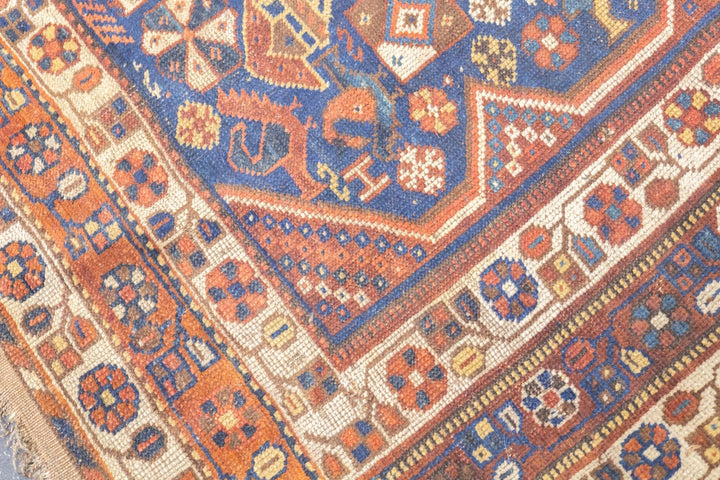 Antique Qashqai Rug 6'2'' x 8'11''