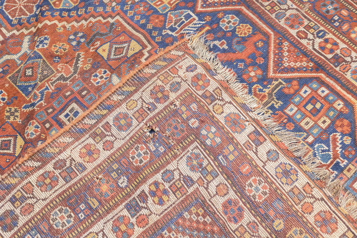 Antique Qashqai Rug 6'2'' x 8'11''