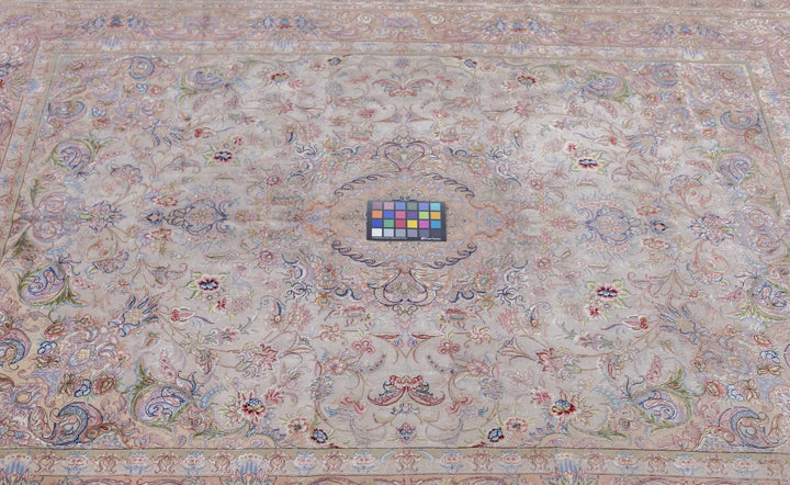 Extremely Fine Persian Tabriz Wool & Silk woven Rug 4'11'' x 7'1''