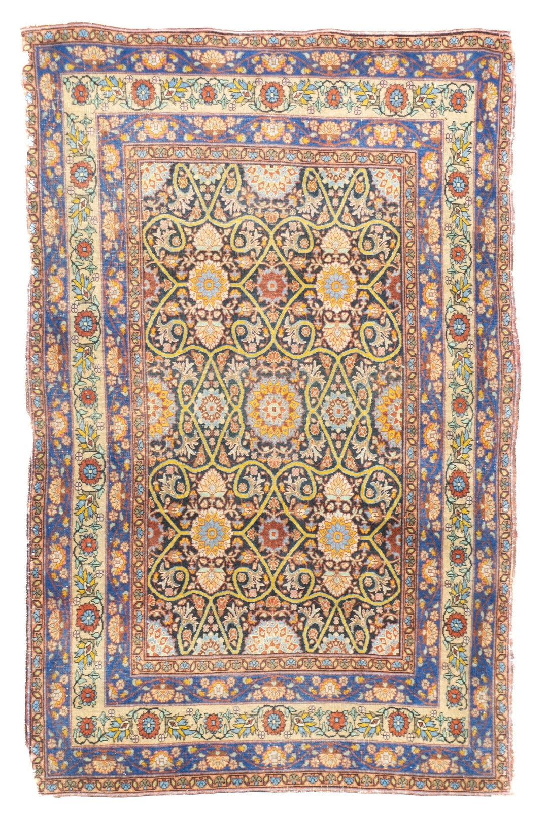 Antique Tehran Rug 3'7'' x 5'7''