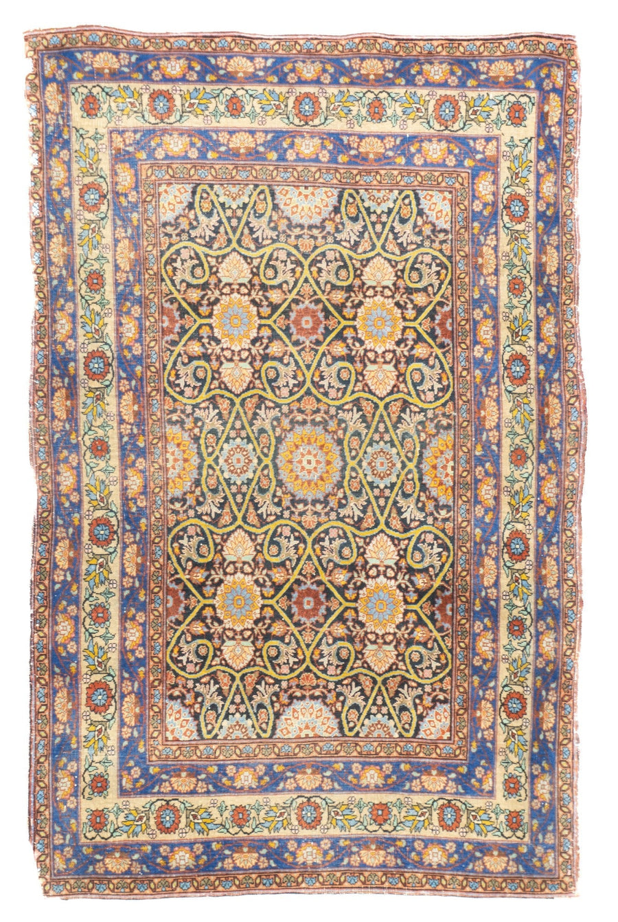 Antique Tehran Rug 3'7'' x 5'7''