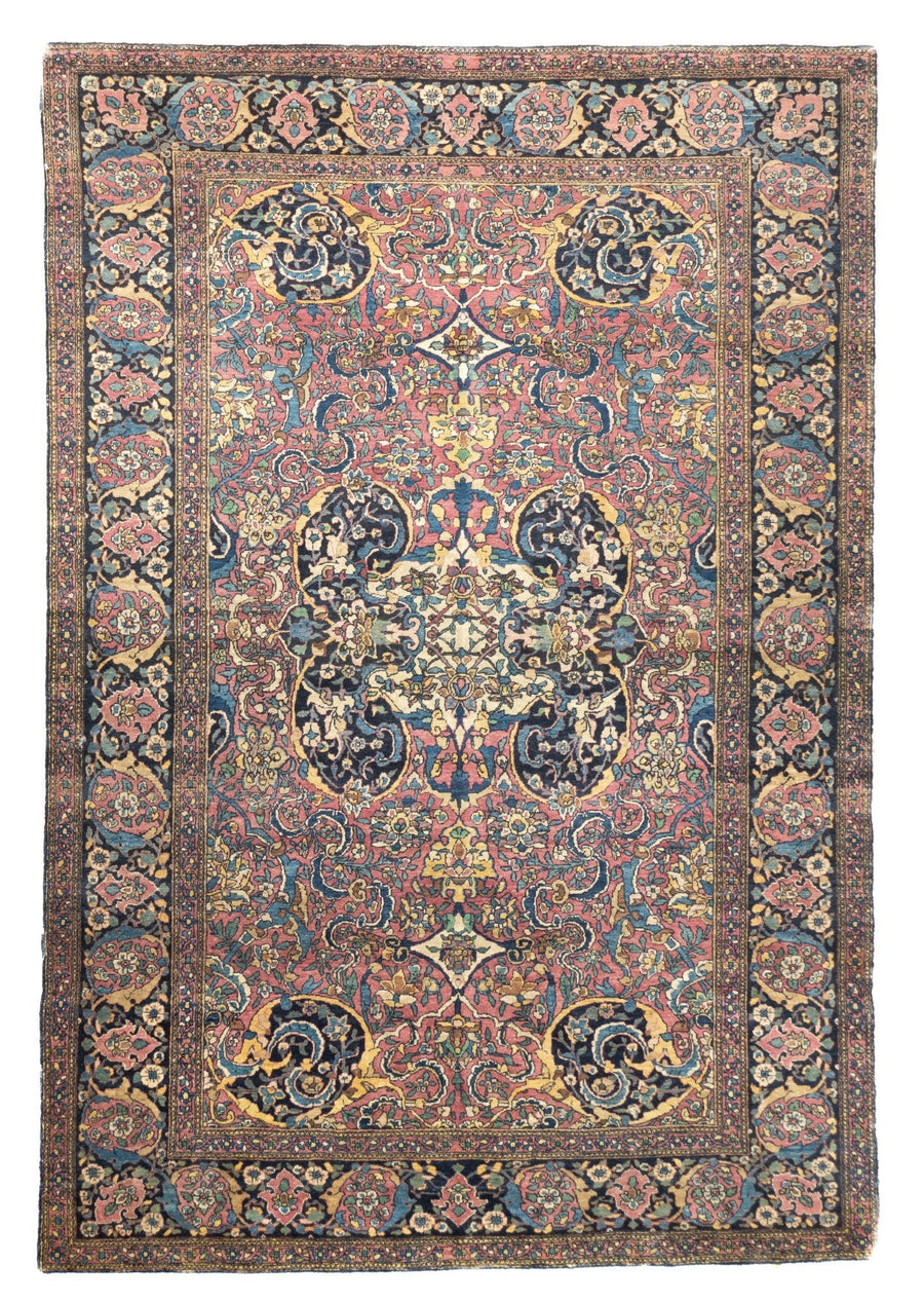 Antique Tehran Rug 4'8'' x 6'10''