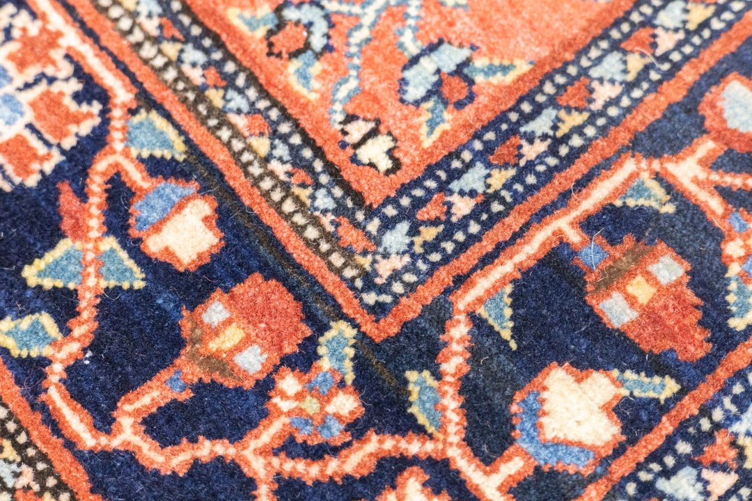 Antique Farahan Sarouk Rug 3'8'' x 5'0"