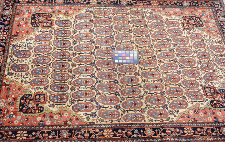 Antique Farahan Sarouk Rug 3'8'' x 5'0"