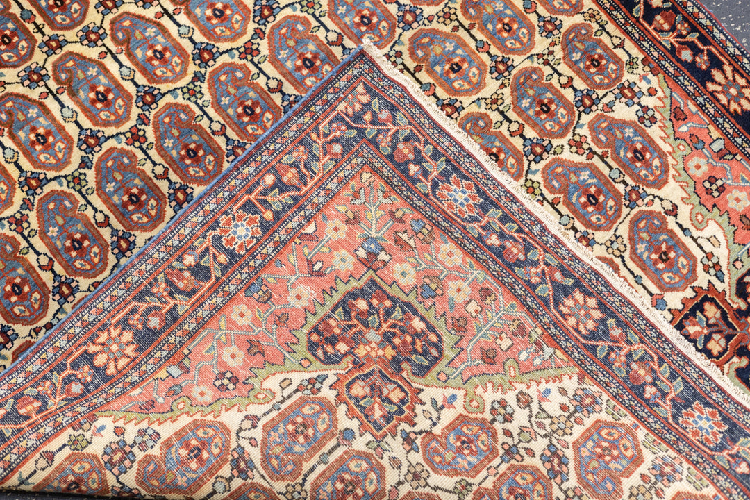 Antique Farahan Sarouk Rug 3'8'' x 5'0"