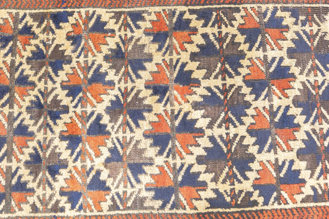 Antique Balouch Rug 2'3'' x 2'11''