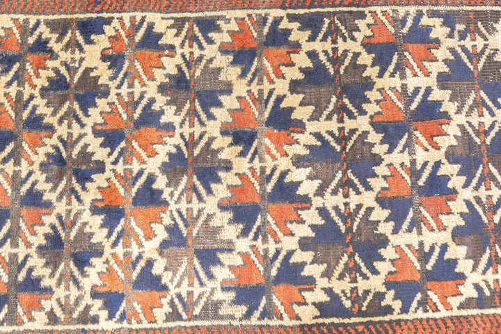 Antique Balouch Rug 2'3'' x 2'11''